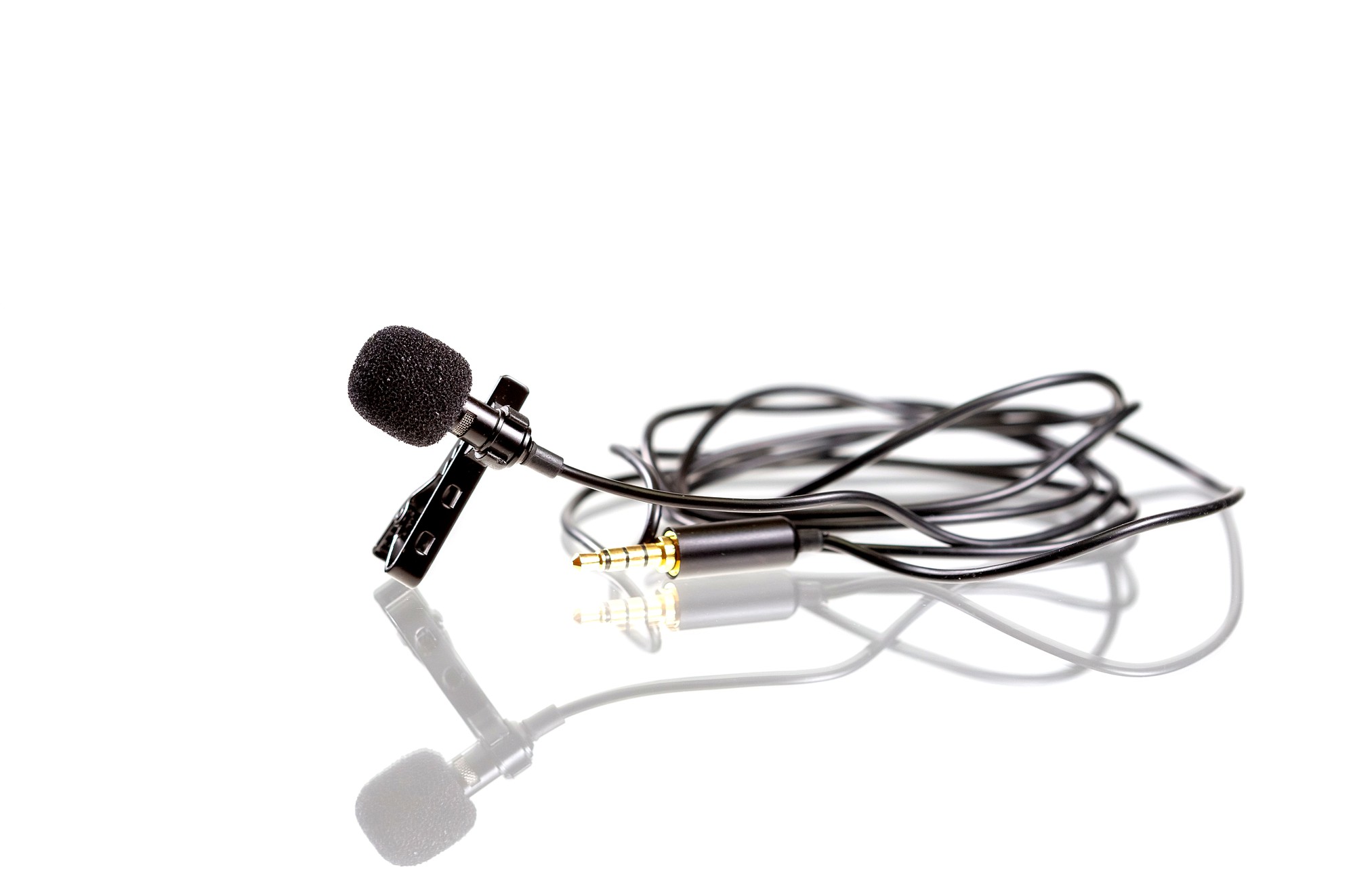 Mini studio z mikrofonami i notesami